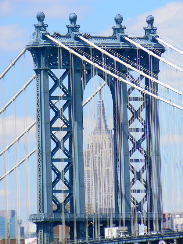 Manhattan Bridge: Manhattan Bridge et l Empire State Building 4